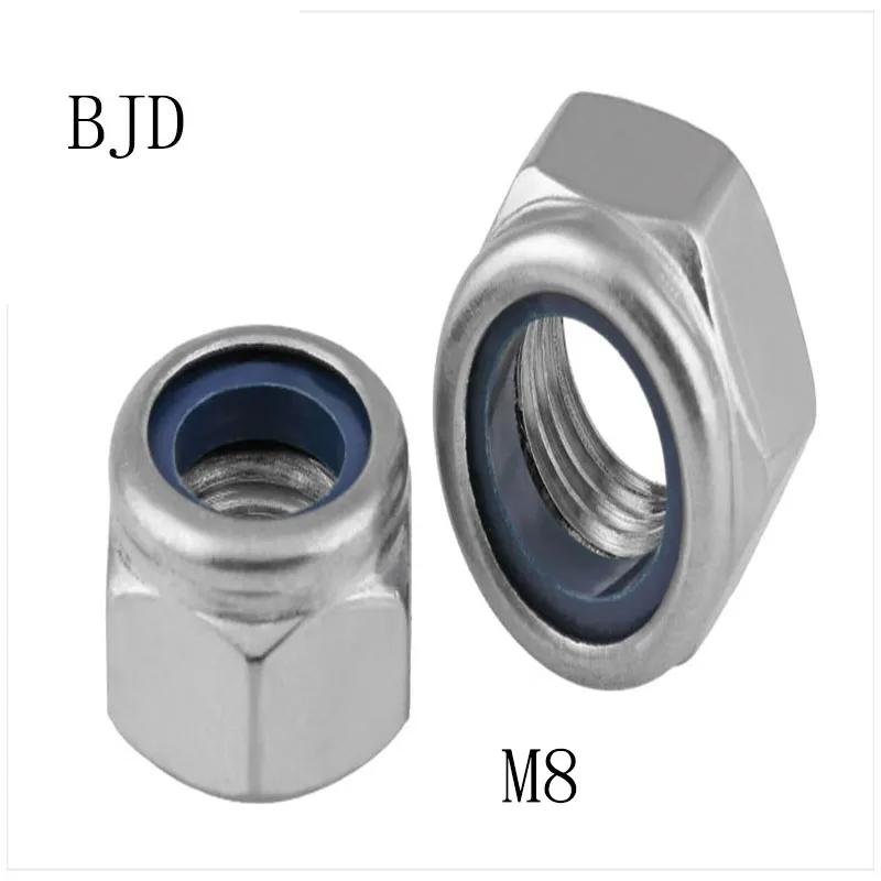 100pcs DIN985 Antiskid nut M8 8mm nut Stainless steel six angle nylon Nylon Self-locking Hex Nuts Locknut Slip Lock Nut HW020
100pcs DIN985 Antiskid nut M8 8mm nut Stainless steel six angle nylon Nylon Self-locking Hex Nuts Locknut Slip Lock Nut HW020