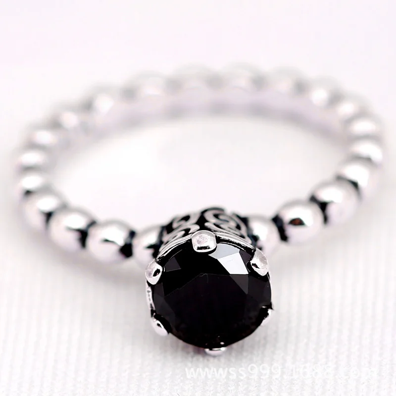 Authentic 925 Sterling Silver Ring Black and Silver Bubble Rings For Women Wedding Party Gift Fine Europe Jewelry
Authentic 925 Sterling Silver Ring Black and Silver Bubble Rings For Women Wedding Party Gift Fine Europe Jewelry