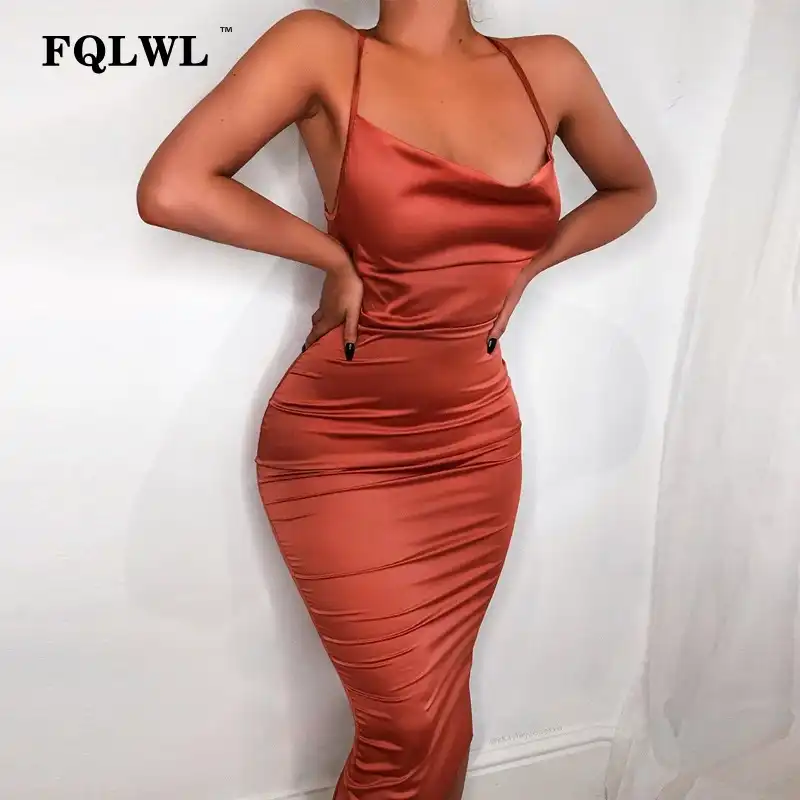 bodycon satin