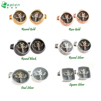 LEPTON Functional tourbillon mechanical watch cufflinks male French cuff links man men cufflink Gift free shipping
LEPTON Functional tourbillon mechanical watch cufflinks male French cuff links man men cufflink Gift free shipping