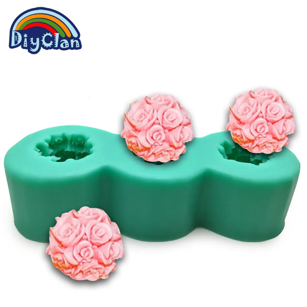 Nicole silica gel mould lz0090 small rose ball chocolate mould candle mould handmade soap mould
Nicole silica gel mould lz0090 small rose ball chocolate mould candle mould handmade soap mould
