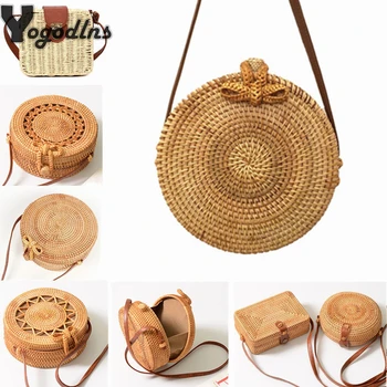 Square Round Mulit Style Straw Bag Handbags Women Summer Rattan Bag Handmade Woven Beach Circle Bohemia Handbag New Fashion
Square Round Mulit Style Straw Bag Handbags Women Summer Rattan Bag Handmade Woven Beach Circle Bohemia Handbag New Fashion