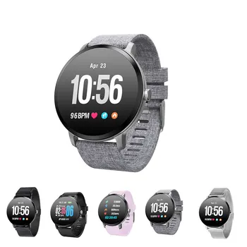 1.3" Touch Screen Heart Rate Blood Pressure Oxygen Smart Round Dial Wristwatch Bracelet Fitness Wristband
1.3" Touch Screen Heart Rate Blood Pressure Oxygen Smart Round Dial Wristwatch Bracelet Fitness Wristband