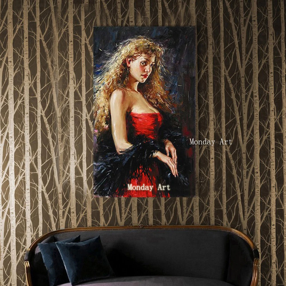 Hand Painted Nude Girl Fashion Art Oil Painting On Canvas Pop Art Modern Wall Pictures For Living Room Home Decoration No Framed
Hand Painted Nude Girl Fashion Art Oil Painting On Canvas Pop Art Modern Wall Pictures For Living Room Home Decoration No Framed