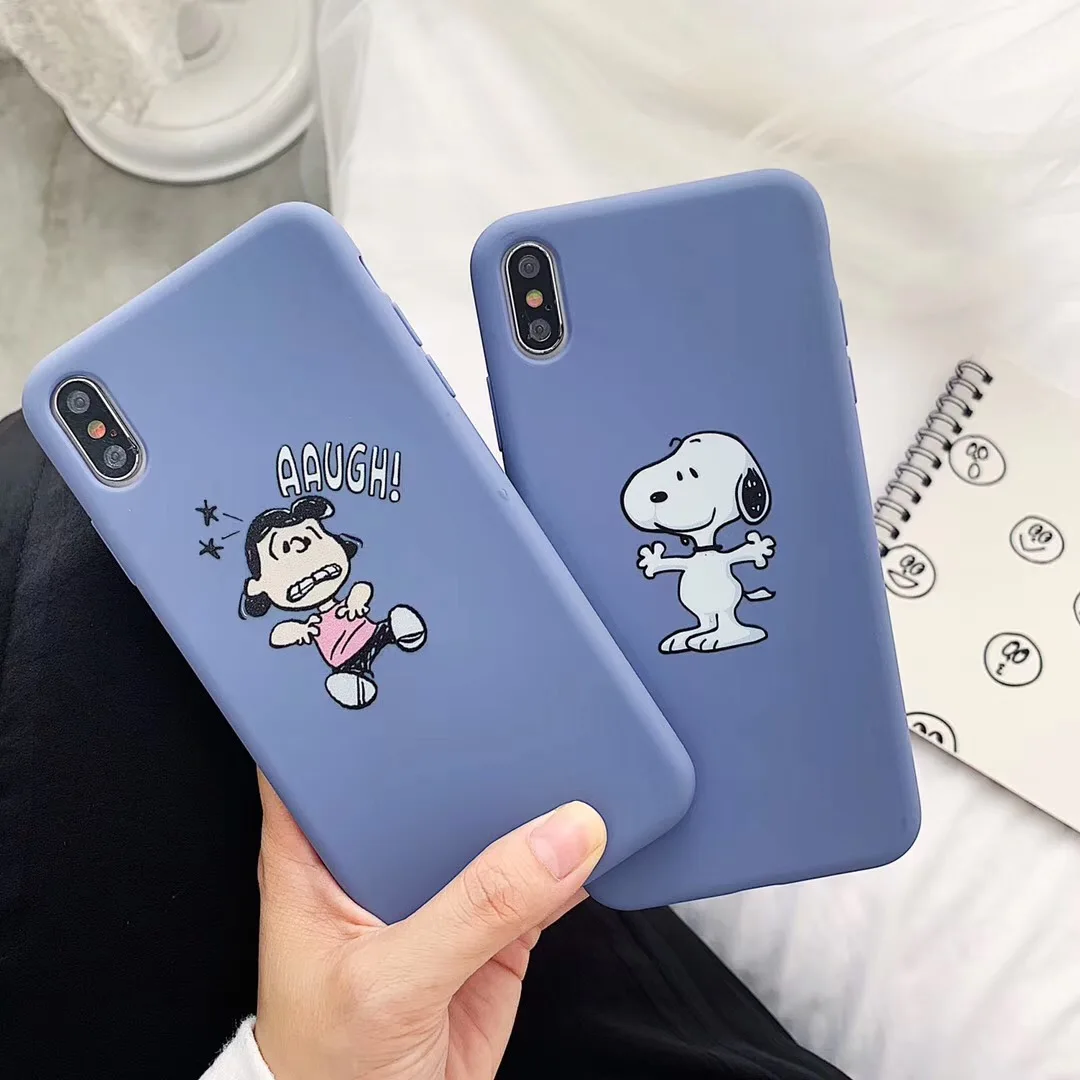 Cartoon anime cute Lucy dog friend cover for iPhone XR XS MAX All-inclusive soft silicone TPU for 8 7 6 6 plus back cover Coque
Cartoon anime cute Lucy dog friend cover for iPhone XR XS MAX All-inclusive soft silicone TPU for 8 7 6 6 plus back cover Coque