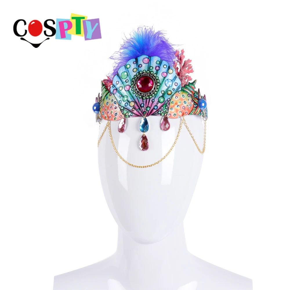 Cospty Luxury Crystal Headware Carnival Party Feather Diamond Corona Headdress Cartoon Colorful Girls Crown
Cospty Luxury Crystal Headware Carnival Party Feather Diamond Corona Headdress Cartoon Colorful Girls Crown