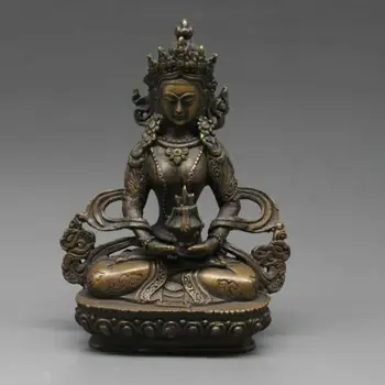 Collection Chinese Tibet Tibetan Buddhism Bodhisattva Vajrasattva Buddha Bronze Statue Exquisite Statue
Collection Chinese Tibet Tibetan Buddhism Bodhisattva Vajrasattva Buddha Bronze Statue Exquisite Statue