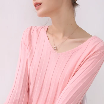 2019 spring and autumn new sweater women's thin sweater long-sleeved Korean version of the V-neck Slim bottoming short paragraph
2019 spring and autumn new sweater women's thin sweater long-sleeved Korean version of the V-neck Slim bottoming short paragraph