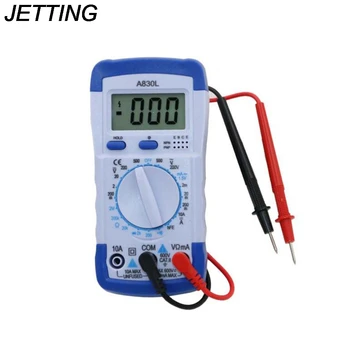 Mini LCD Digital Multimeter DC AC Voltage Diode Freguency Multitester Volt Tester Test Current 500mA/250V A830L HOT SALE
Mini LCD Digital Multimeter DC AC Voltage Diode Freguency Multitester Volt Tester Test Current 500mA/250V A830L HOT SALE