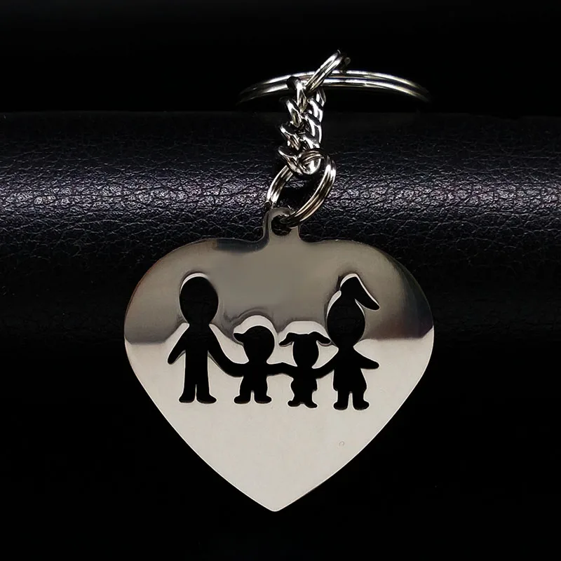 10 PCS Wholesale Stainless Steel Keychain Family Mama Boy Girl Key Chain for Women Jewelry Mother's Day Gift llaves W72255B
10 PCS Wholesale Stainless Steel Keychain Family Mama Boy Girl Key Chain for Women Jewelry Mother's Day Gift llaves W72255B