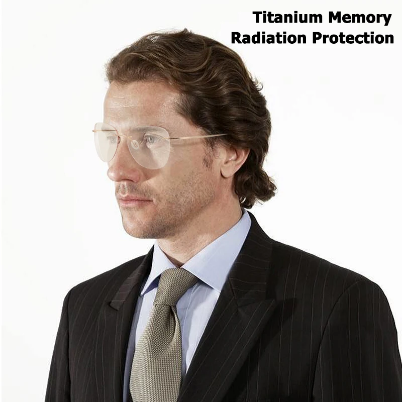 JackJad Titanium Memory Rimless Aviation Radiation Protection Sunglasses Men Reading Computer Glasses Eyewear Frame Eyeglasses
JackJad Titanium Memory Rimless Aviation Radiation Protection Sunglasses Men Reading Computer Glasses Eyewear Frame Eyeglasses