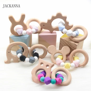 Baby Teether Nursing Bracelet Wooden Animal Teether Teething Rattle Toy Wood Ring Bracelets Chewable Silicone Beads Baby Toys
Baby Teether Nursing Bracelet Wooden Animal Teether Teething Rattle Toy Wood Ring Bracelets Chewable Silicone Beads Baby Toys