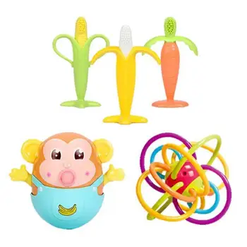 Toothglue Hand Bell Baby Tumbler Boiled Molars Stick Baby Gum Toy for Baby Gift Toy
Toothglue Hand Bell Baby Tumbler Boiled Molars Stick Baby Gum Toy for Baby Gift Toy