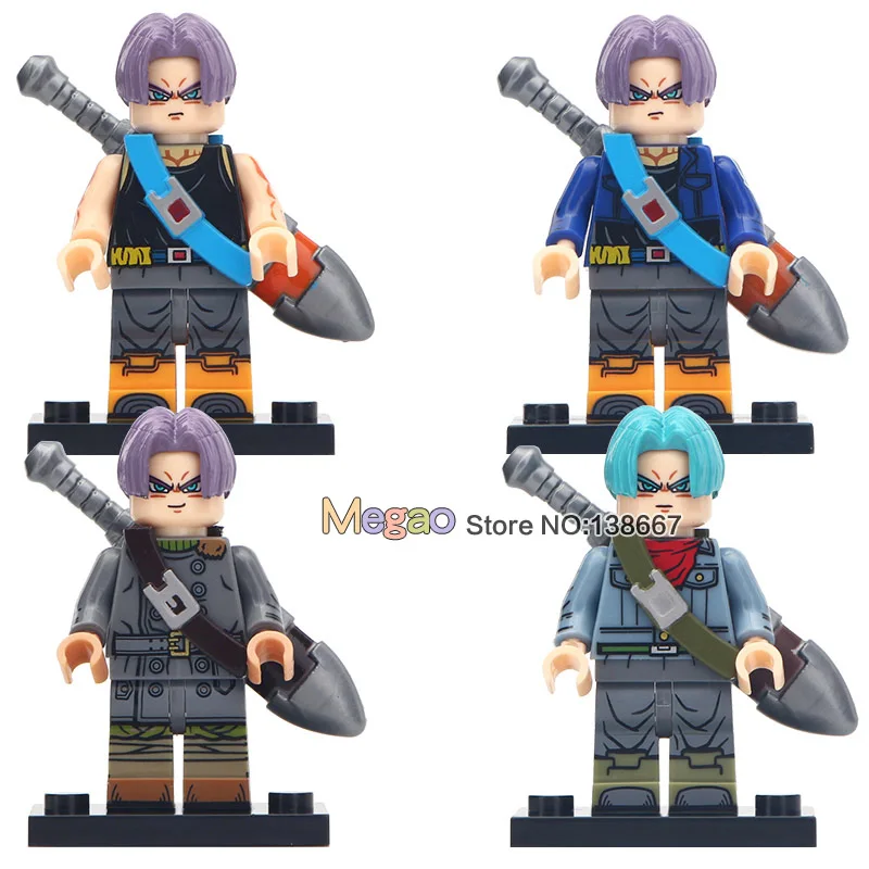 4 pcs/lot Dragon Ball Z Torankusu Vegeta Minifisd Anime Goku Tien Shinhan Building Blocks Cartoon Toys For Children
4 pcs/lot Dragon Ball Z Torankusu Vegeta Minifisd Anime Goku Tien Shinhan Building Blocks Cartoon Toys For Children
