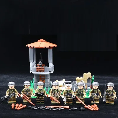 Sentinel tower Medic Team MOC UV-Printing Building Brick military weapon accessories DIY mini figures original toys gift
Sentinel tower Medic Team MOC UV-Printing Building Brick military weapon accessories DIY mini figures original toys gift