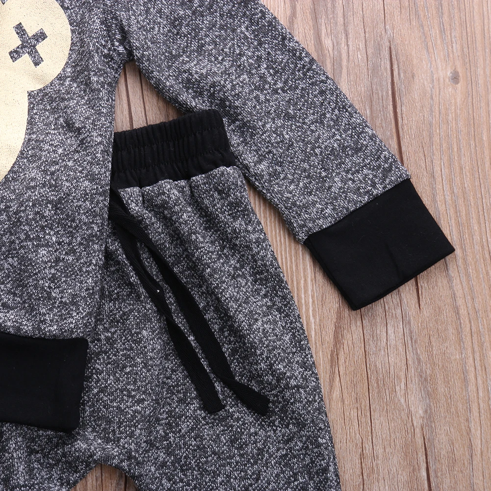 Infant Baby Boy Girl Gray Bear Print Long Sleeve O Neck Top Gray Pants Leggings 2pcs Outfit Set
Infant Baby Boy Girl Gray Bear Print Long Sleeve O Neck Top Gray Pants Leggings 2pcs Outfit Set