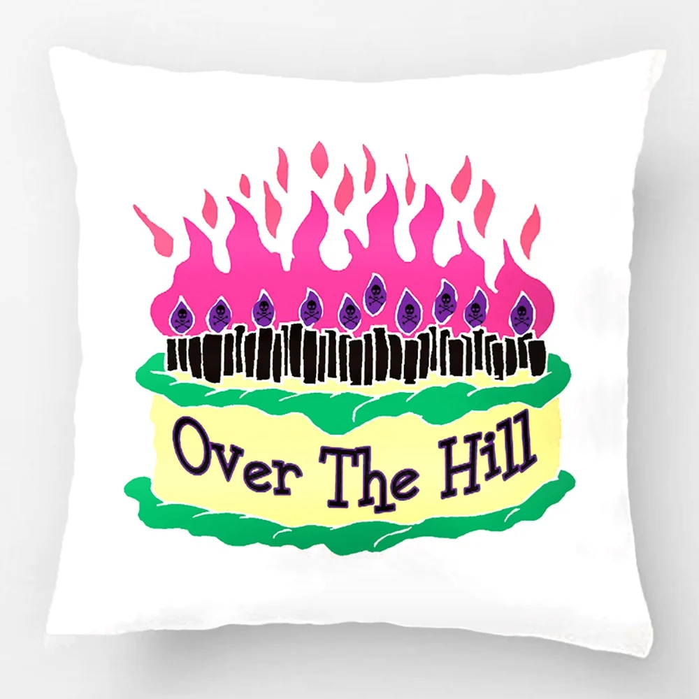 Over The Hill Flaming Birthday Cake Pillow Throw Pillow Case Decorative Cushion Cover Pillowcase Customize Gift For Sofa Seat
Over The Hill Flaming Birthday Cake Pillow Throw Pillow Case Decorative Cushion Cover Pillowcase Customize Gift For Sofa Seat
