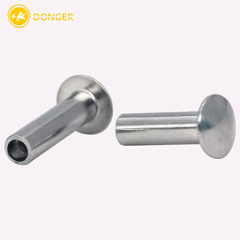 M2.5 M3 M4 M5 Oval Head Semi-Tubular Rivets Round Head Half Hollow Shank 304 Stainless Steel
M2.5 M3 M4 M5 Oval Head Semi-Tubular Rivets Round Head Half Hollow Shank 304 Stainless Steel