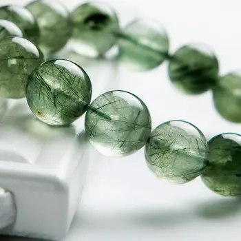 Free Shipping Natural Green Rutilated Quartz Crystal Stretch Beads Bracelet 14mm AAA
Free Shipping Natural Green Rutilated Quartz Crystal Stretch Beads Bracelet 14mm AAA