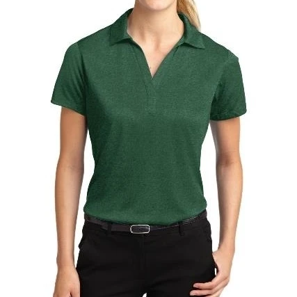 Sport-Tek LST660 Ladies Heather Contender Polo T-Shirt Forest Green Heather - Extra Large (1)