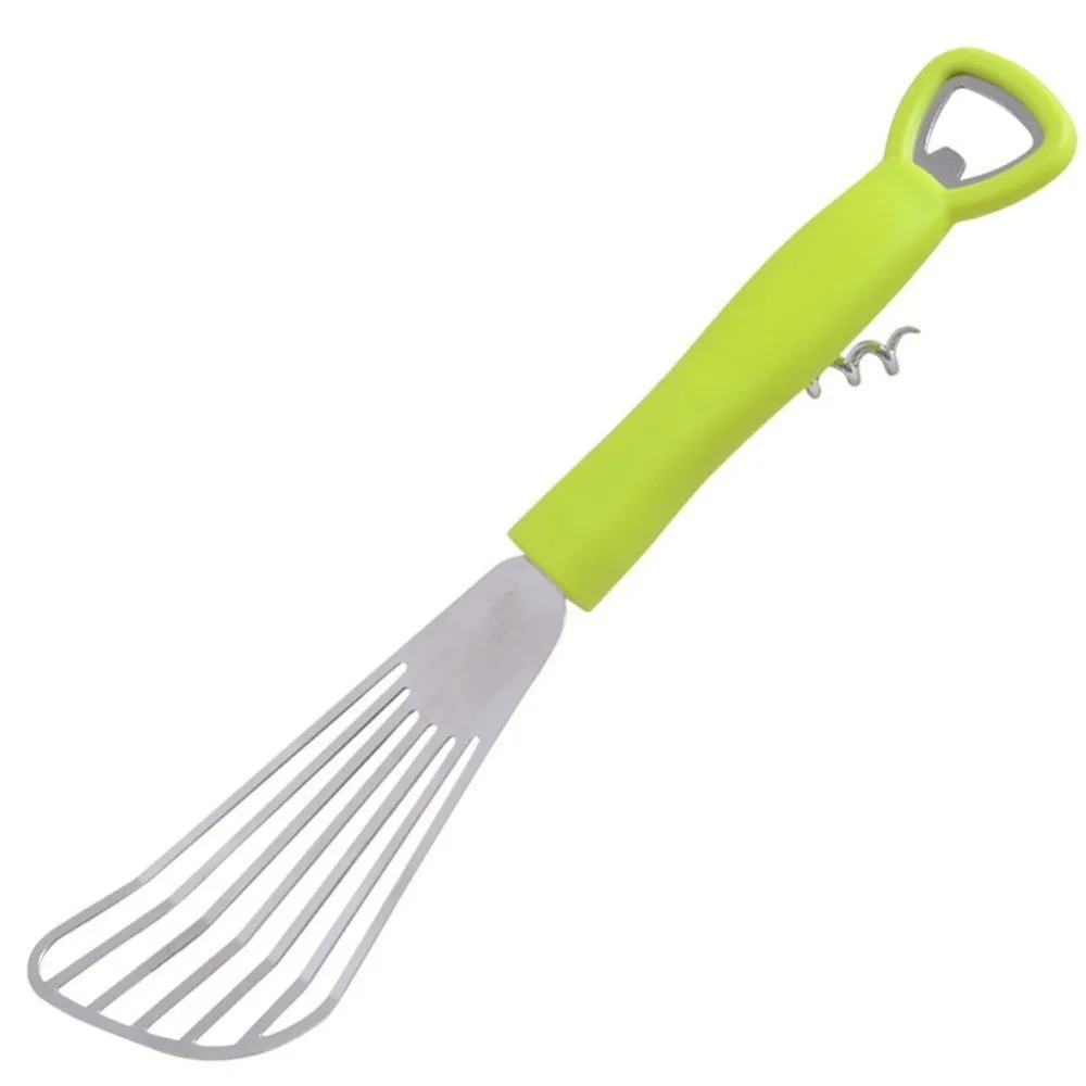 Multi-functional Fish Turner Spatula, BBQ Turner with Bottle Opener,Slotted Blade, Comfortable Handle-Perfect for Grilling(321)
Multi-functional Fish Turner Spatula, BBQ Turner with Bottle Opener,Slotted Blade, Comfortable Handle-Perfect for Grilling(321)