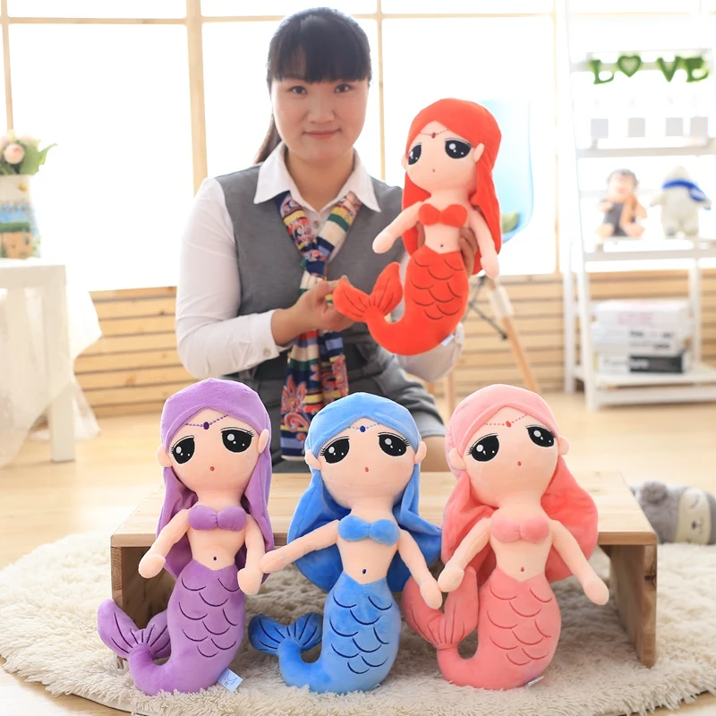 2017 Movie Plush Mermaid Toys Cotton Stuffed Cute Beauty Fish Mermaid Plush Dolls Gifts for Girl
2017 Movie Plush Mermaid Toys Cotton Stuffed Cute Beauty Fish Mermaid Plush Dolls Gifts for Girl