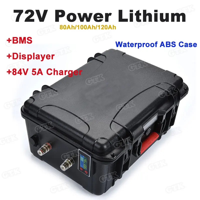 Customized 72V 80Ah 100Ah 120Ah lithium ion battery pack BMS for solar energy electric motorbike On-board recharging+Charger
Customized 72V 80Ah 100Ah 120Ah lithium ion battery pack BMS for solar energy electric motorbike On-board recharging+Charger