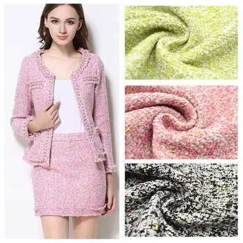 Small Broken Flower Autumn and Winter Tweed Fabric For Dress Wool Fabrics DIY Fashion Overcoat Tecidos Para Roupa Sew Clothes
Small Broken Flower Autumn and Winter Tweed Fabric For Dress Wool Fabrics DIY Fashion Overcoat Tecidos Para Roupa Sew Clothes