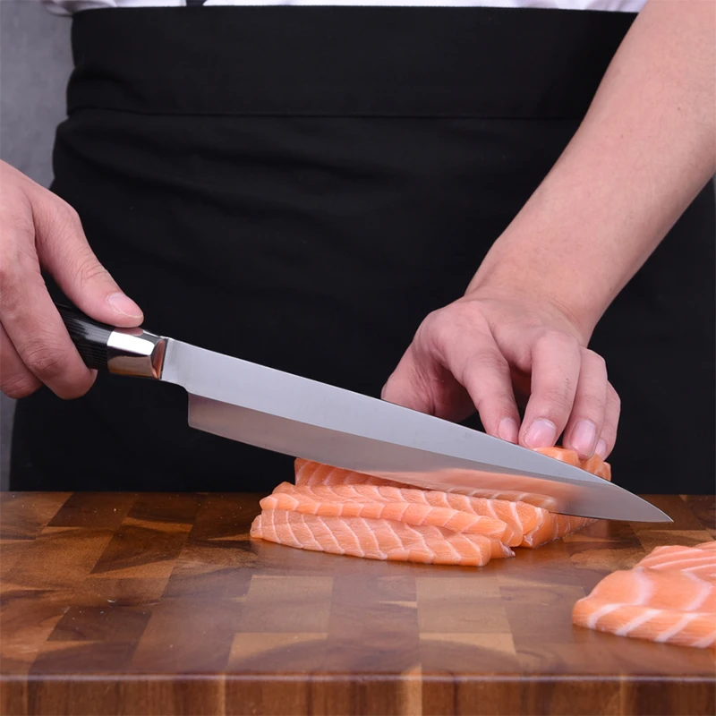 Japanese sashimi knife Yanagiba Filleting Knives Sushi Chef Kitchen Salmon Petty Slicing Cleaver Fish Knife with Micarta Handle
Japanese sashimi knife Yanagiba Filleting Knives Sushi Chef Kitchen Salmon Petty Slicing Cleaver Fish Knife with Micarta Handle