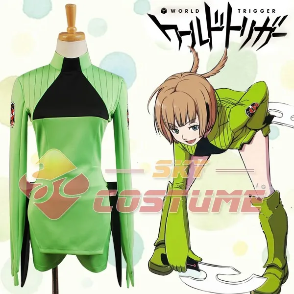 World Trigger Kirie Konami Coat + Pants + Bag*2 Green Uniform Halloween Party Cosplay Costume Custom Made
World Trigger Kirie Konami Coat + Pants + Bag*2 Green Uniform Halloween Party Cosplay Costume Custom Made