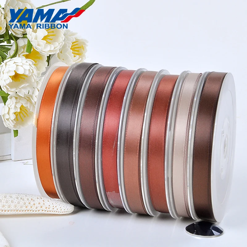 YAMA Single Face Satin Ribbon 50 57 63 75 89 100 mm 100yards/lot 100% Polyester Dark Brown Hand Made Rose Flowers Ribbons
YAMA Single Face Satin Ribbon 50 57 63 75 89 100 mm 100yards/lot 100% Polyester Dark Brown Hand Made Rose Flowers Ribbons