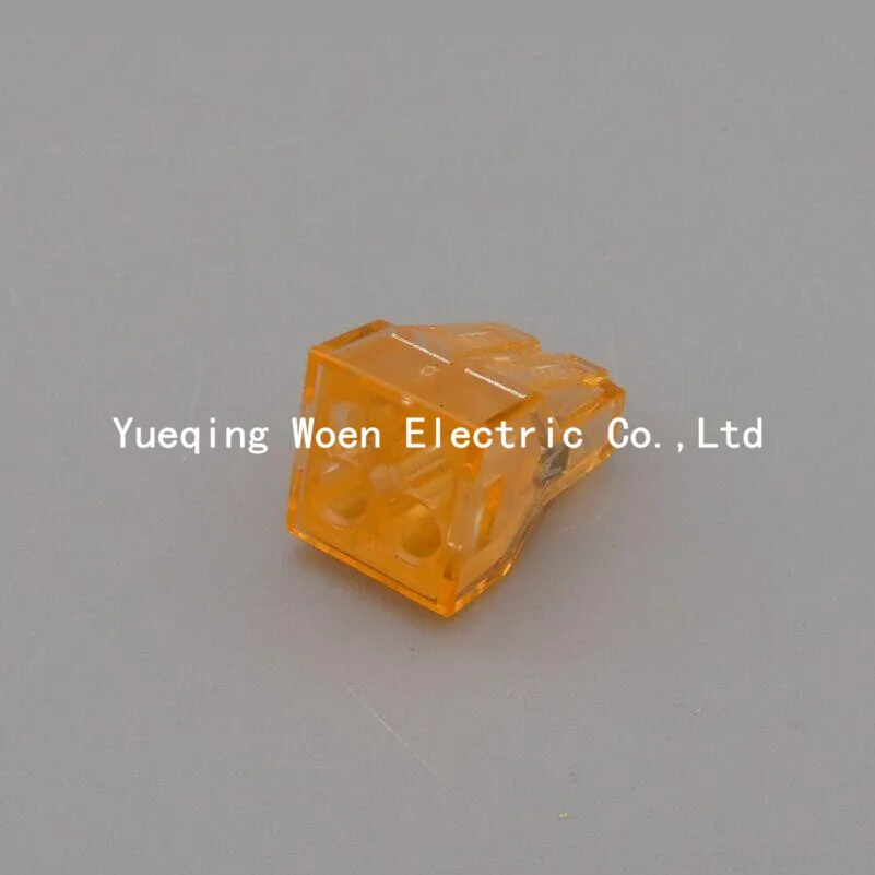 Orange transparent ES-104 wire connector building wire connector terminal copper wire 0.75~2.5mm wire
Orange transparent ES-104 wire connector building wire connector terminal copper wire 0.75~2.5mm wire