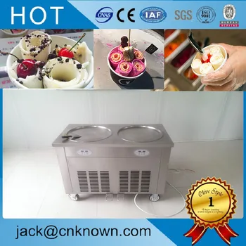 Hot sale 1800W energy saving double pan roll fry ice cream machine with good feedback
Hot sale 1800W energy saving double pan roll fry ice cream machine with good feedback