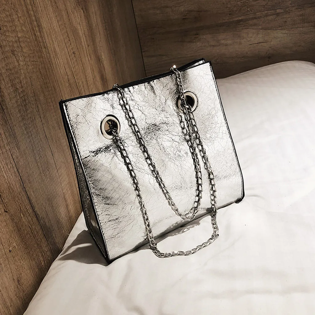 Ladies Patent Leather Glossy Chain Shoulder Bag Oblique Bag Handbag PU Leather Handbags Big Women Bag #Zer
Ladies Patent Leather Glossy Chain Shoulder Bag Oblique Bag Handbag PU Leather Handbags Big Women Bag #Zer