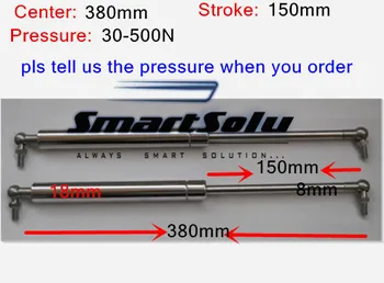 Free shipping gas strut 2pcs/lot 30 to 500N force 380mm central distance,150mm stroke,Gas Spring, Lift Prop Gas Spring Damper
Free shipping gas strut 2pcs/lot 30 to 500N force 380mm central distance,150mm stroke,Gas Spring, Lift Prop Gas Spring Damper