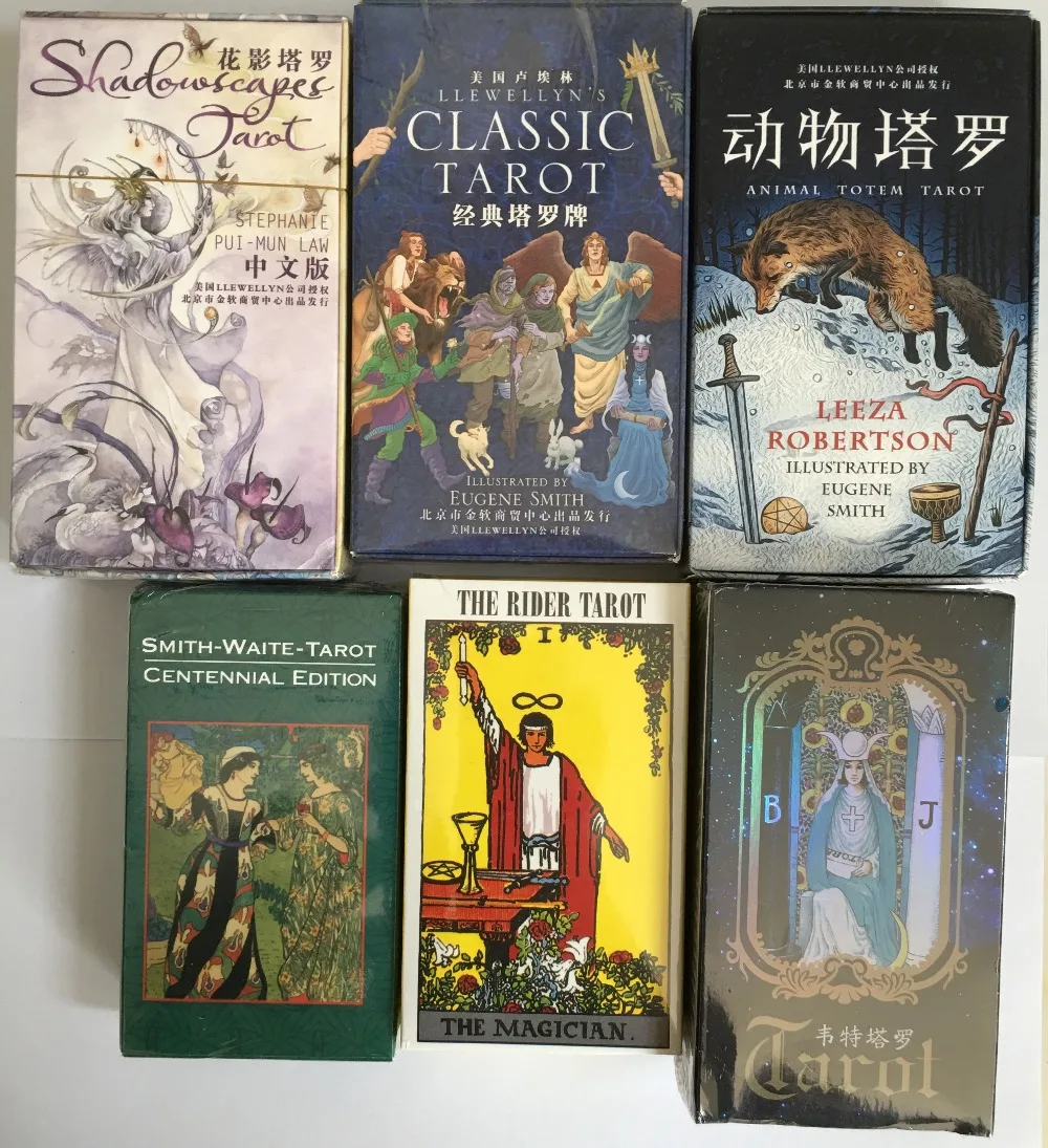 13 style tarot cards mysterious divination personal playing cards game for women English/Chinese version
13 style tarot cards mysterious divination personal playing cards game for women English/Chinese version
