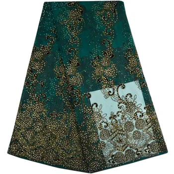 Latest African Lace 2017 Simple Design French Tulle Lace With Stones Nigerian Embroidered French Lace Fabric For Wedding 697B
Latest African Lace 2017 Simple Design French Tulle Lace With Stones Nigerian Embroidered French Lace Fabric For Wedding 697B