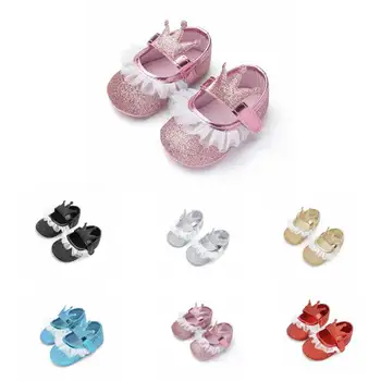 Baby Girls Shoes Kids Shoes For Girls Infant First Walkers For Newborn Autumn Soft Sole Non-Slip Crown Princess Shoes
Baby Girls Shoes Kids Shoes For Girls Infant First Walkers For Newborn Autumn Soft Sole Non-Slip Crown Princess Shoes