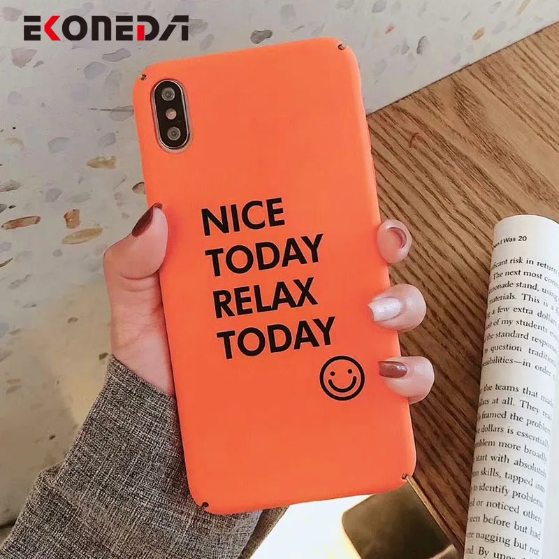 EKONEDA Positive Words Case For iPhone 7 Plus Case Plastic Hard Letters Phone Cover For iPhone 6S 6 8 Plus XS Max XR X Case
EKONEDA Positive Words Case For iPhone 7 Plus Case Plastic Hard Letters Phone Cover For iPhone 6S 6 8 Plus XS Max XR X Case