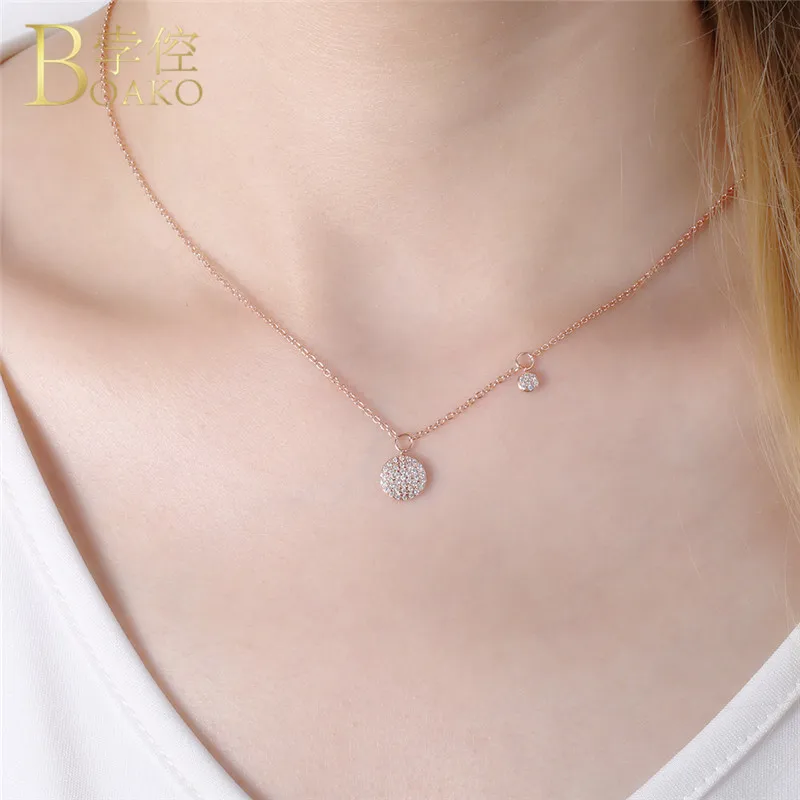 Fashion Round Coin Chain Necklace Women Austrian Crystal Double Pendants Necklaces For Womeen Wedding Accessories Long Chain R5G
Fashion Round Coin Chain Necklace Women Austrian Crystal Double Pendants Necklaces For Womeen Wedding Accessories Long Chain R5G