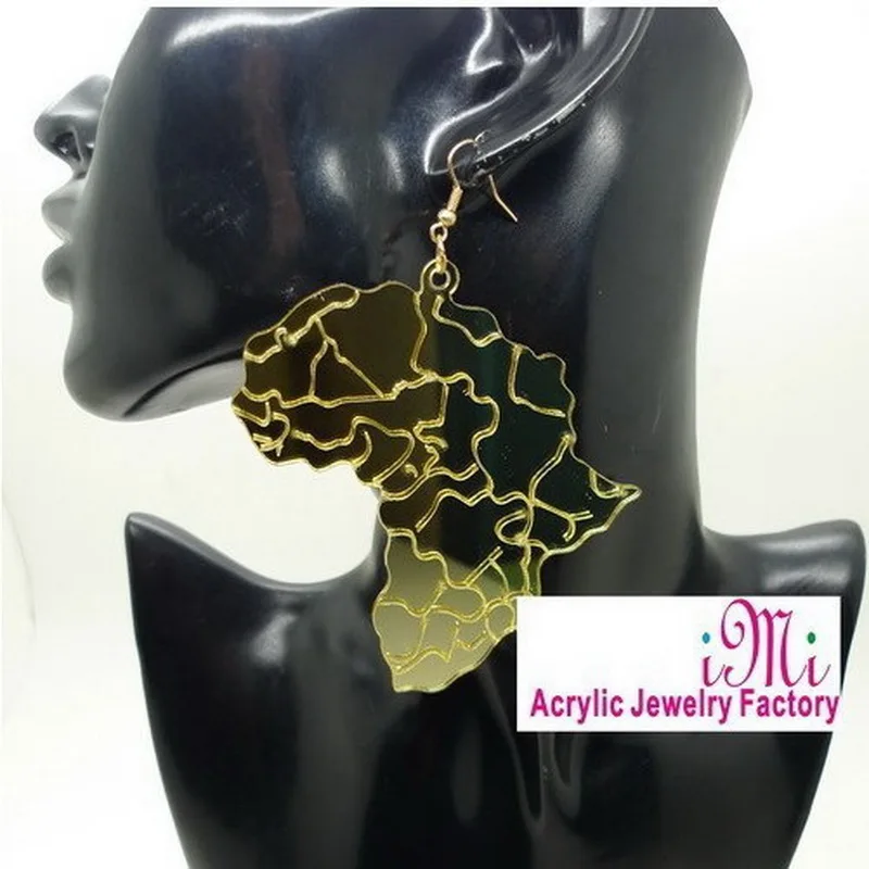 6E Laser Carve & Cut Gold Mirror Acrylic Afica Map Fashion and Big Earrings for Women
6E Laser Carve & Cut Gold Mirror Acrylic Afica Map Fashion and Big Earrings for Women