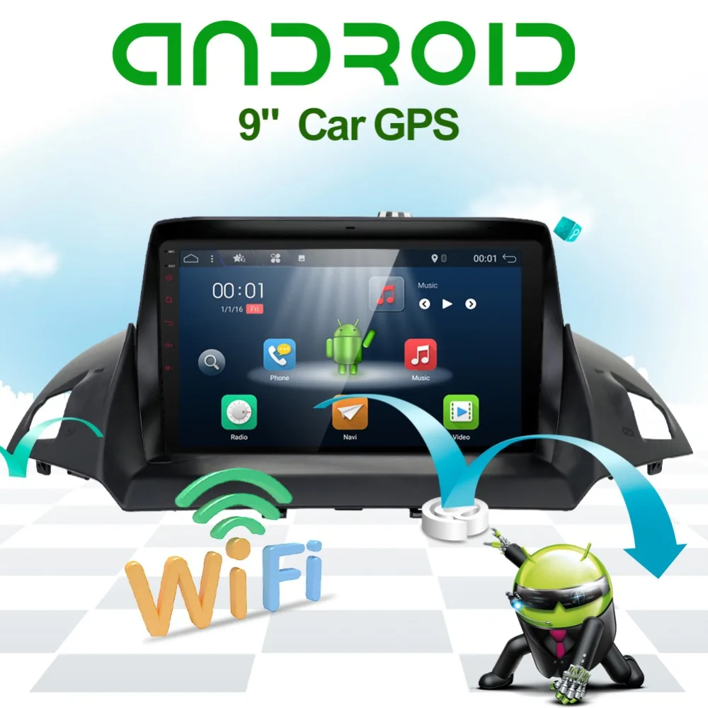 Android 7.1 CAR DVD player FOR FORD KUGA 2013-2014 car audio stereo Multimedia GPS Head unit with wifi video mirror link
Android 7.1 CAR DVD player FOR FORD KUGA 2013-2014 car audio stereo Multimedia GPS Head unit with wifi video mirror link