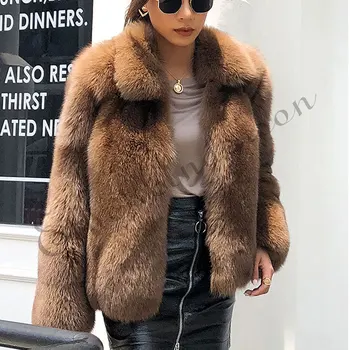 ETHEL ANDERSON Winter Fashion Vulpes Lagopus Fox Fur Coat Whole Skin Turn-down Collar Style Long Sleeves Jacket Women's Lover
ETHEL ANDERSON Winter Fashion Vulpes Lagopus Fox Fur Coat Whole Skin Turn-down Collar Style Long Sleeves Jacket Women's Lover