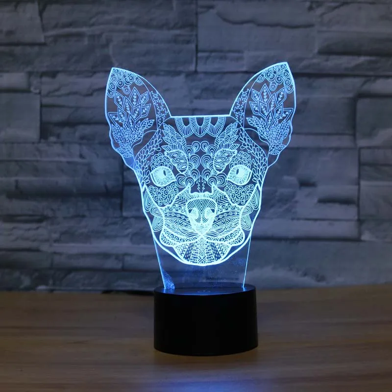 Chihuahua Night Light Designs Kids Lamp Romantic Night Lighting 7 Color Changing Led Lights For Home Decorative
Chihuahua Night Light Designs Kids Lamp Romantic Night Lighting 7 Color Changing Led Lights For Home Decorative