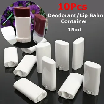 10pcs 15ml/15g Empty Oval Lip Balm Tube Plastic White Solid Perfume Deodorant Containers Portable Makeup Lipstick Tubes With Lid
10pcs 15ml/15g Empty Oval Lip Balm Tube Plastic White Solid Perfume Deodorant Containers Portable Makeup Lipstick Tubes With Lid