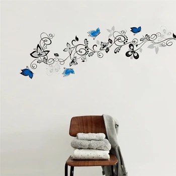 Flower Vine Butterflies Wall Stickers Living Room Decor Diy Home Decals Animals Mural Art
Flower Vine Butterflies Wall Stickers Living Room Decor Diy Home Decals Animals Mural Art