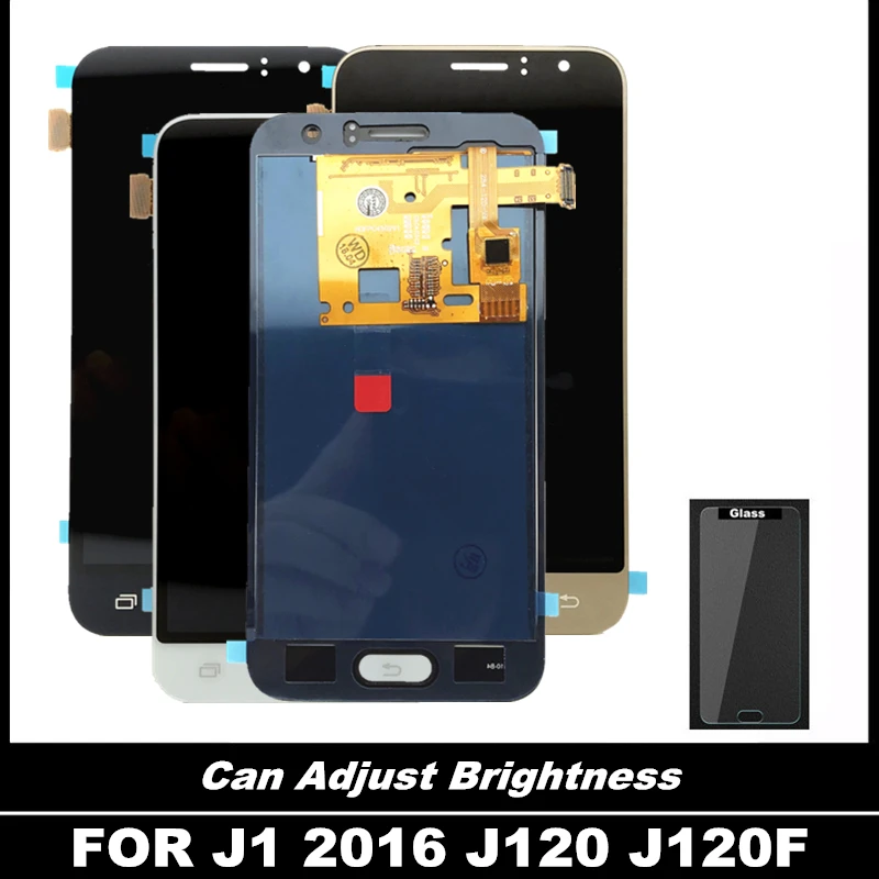 Can Adjust Brightness Display For Samsung Galaxy J120 2016 J120F J120H LCD Touch Screen full Digitizer Assembly LCD Replacement
Can Adjust Brightness Display For Samsung Galaxy J120 2016 J120F J120H LCD Touch Screen full Digitizer Assembly LCD Replacement