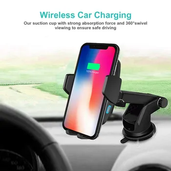 Wireless Car Charger 10W 7.5W 5W Cellphone Automotive Fast Charging Cradle Stand For IPhone for Samsung for Android
Wireless Car Charger 10W 7.5W 5W Cellphone Automotive Fast Charging Cradle Stand For IPhone for Samsung for Android