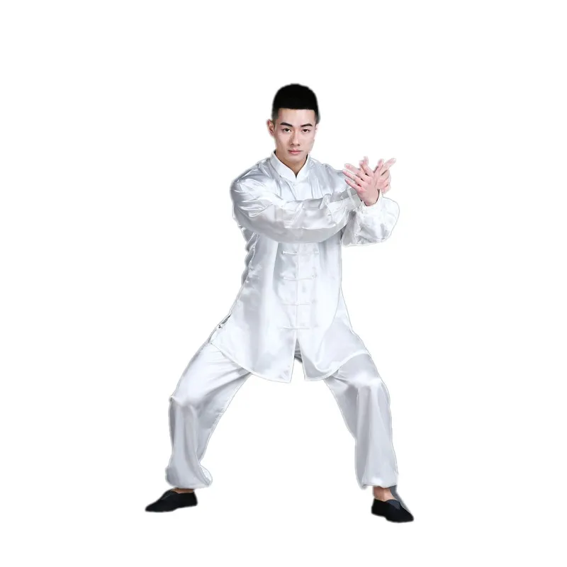 Chinese Tai chi Uniform Imitation silk 5 Colors High Quality Wushu Kung fu Clothing Kids Adults Martial arts Wing Chun Suit
Chinese Tai chi Uniform Imitation silk 5 Colors High Quality Wushu Kung fu Clothing Kids Adults Martial arts Wing Chun Suit
