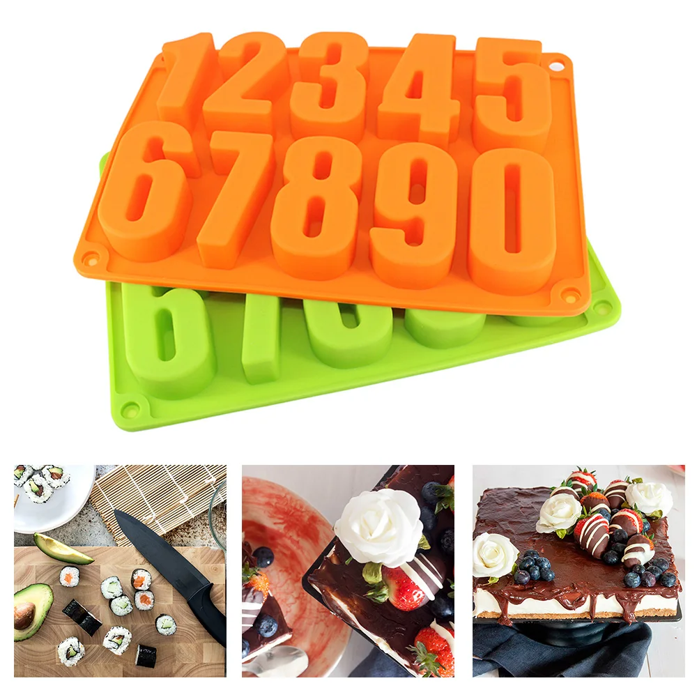 3D DIY Fondant Cake Moulds 0-9 Numbers Shape Baking Mold Silicone Chocolate Cupcake Pastry Molds Baking Supplies Decorating Tool
3D DIY Fondant Cake Moulds 0-9 Numbers Shape Baking Mold Silicone Chocolate Cupcake Pastry Molds Baking Supplies Decorating Tool